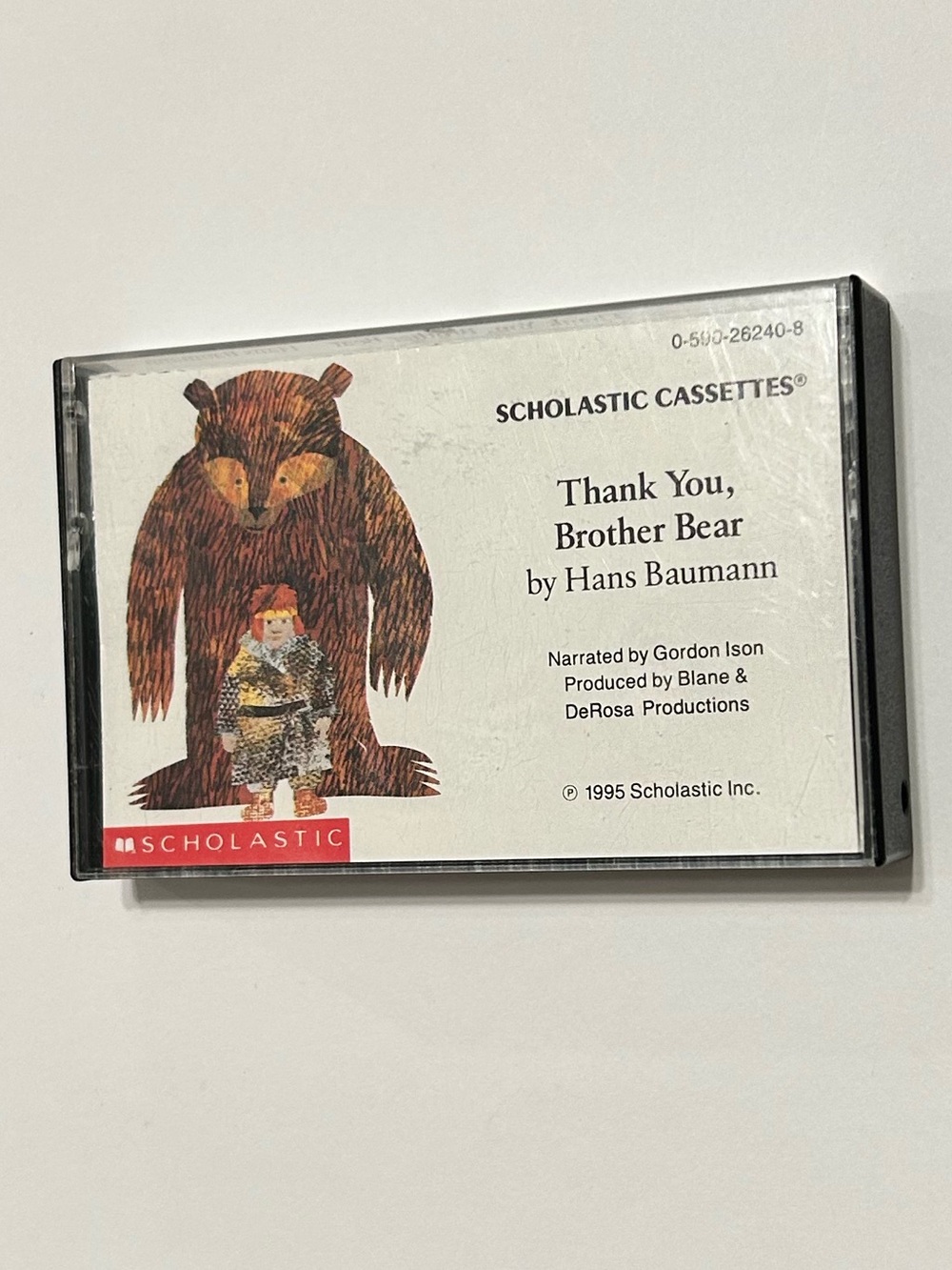Scholastic Cassettes Thank You, Brother Bear